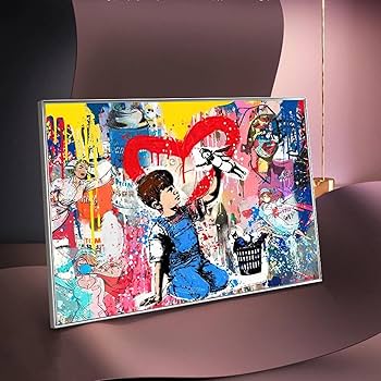 Amazon｜ポスターとプリントバンクシーストリートアートワーク